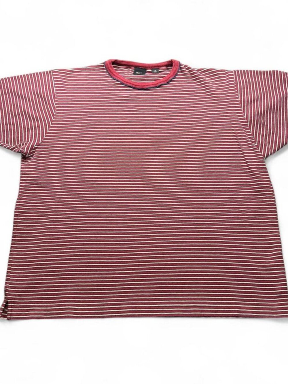 Vintage Y2K Mossimo Red Striped Boxy Skater Tee XL